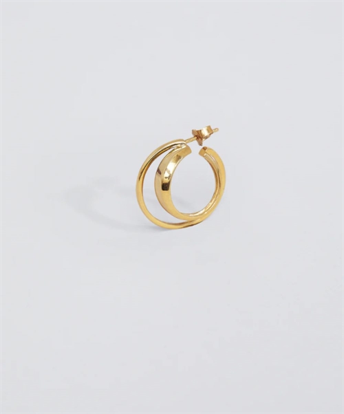 TRINE TUXEN LOOP HOOP GOLDPLATED